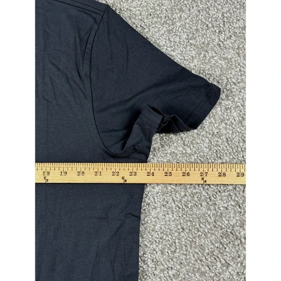 Everlane Uniform Shirt Mens Extra Large Gray Solid Crewneck Cotton Tee Made USA‎ - Picture 6 of 9